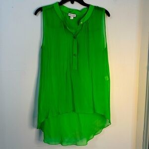 Chris Benz 100% Silk Sleeveless Top Size 6